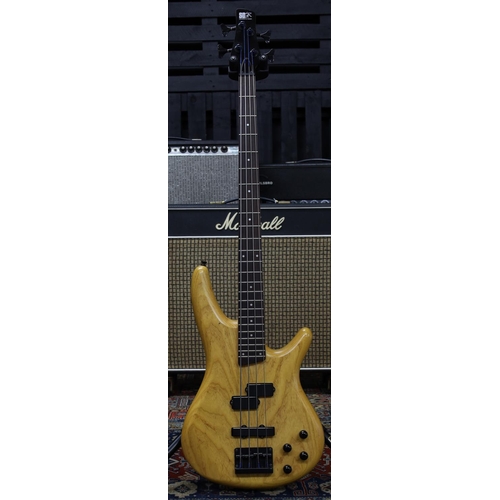 794 - Sound Gear by Ibanez SR600 four string bass guitar, natural finish with rosewood board, within fitte... 