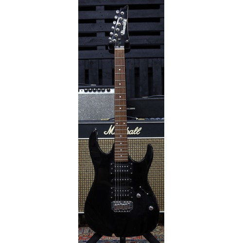 815 - Ibanez Gio GRX70JE electric guitar, gig bag; together with an Blackstar ID: Core Stereo 20 V2 guitar... 