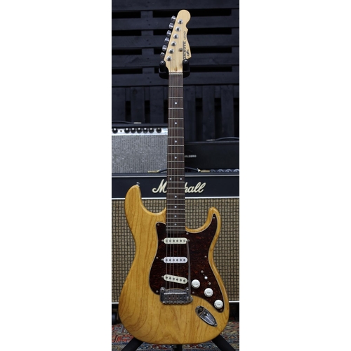 825 - 2003 G&L Tribute Legacy electric guitar; Body: natural finish, a few minor dings; Neck: maple; F... 