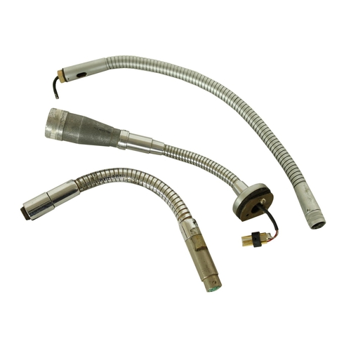 3111 - BBC ED No.539 gooseneck microphone; together with two spare microphone gooseneck stems*Please note: ... 