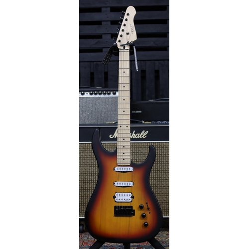 853 - 2023 Fesley FST350M ST electric guitar, sunshine burst satin finish, with gig bag