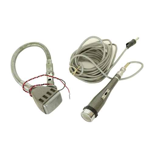 3122 - Reslo gooseneck microphone; together with a vintage Grampian DP8/H microphone (2)*Please note: Gardi... 