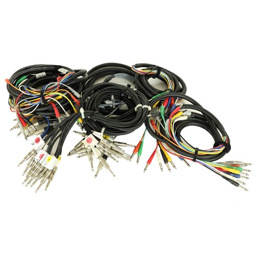 3099 - Six various good quality multi-core standard jack snake cables*Please note: Gardiner Houlgate do not... 