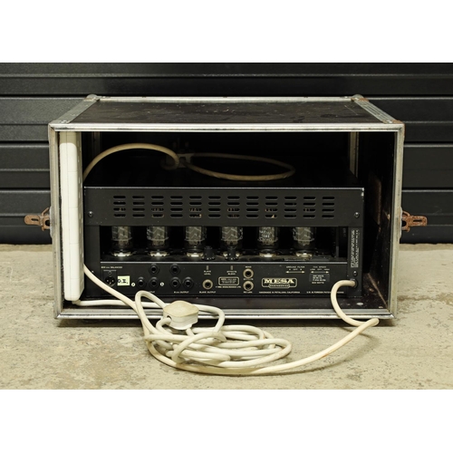 972 - 1990 Mesa Boogie Bass 400+ bass guitar amplifier rack unit, fitted within a Thon rack flight case*Pl... 