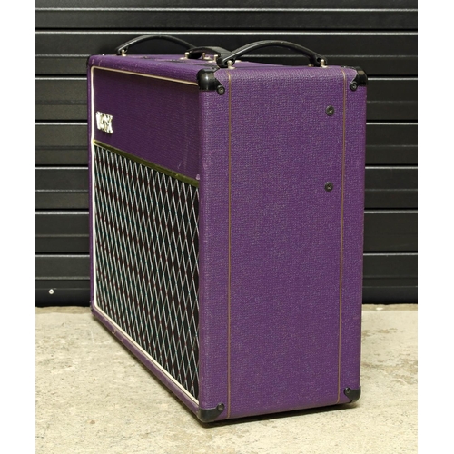 962 - 1995 Vox AC30 TBX guitar amplifier, Limited Edition no. 148 of 150, made in England, purple tolex, w... 