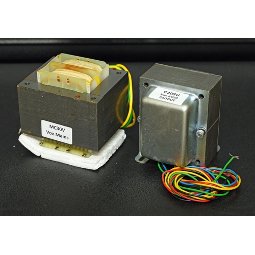 1125 - Pair of Classic Transformers Vox AC30 mains MC30V and output CU30SU transformers for Vox AC30 amplif... 