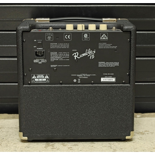 923 - Fender Rumble 15 guitar amplifier*Please note: Gardiner Houlgate do not guarantee the full working o... 