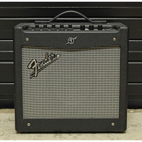 926 - Fender Mustang I V2 guitar amplifier, with MS2 footswitch*Please note: Gardiner Houlgate do not guar... 