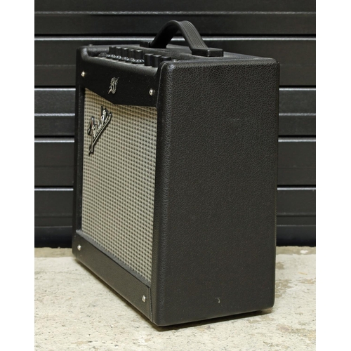 926 - Fender Mustang I V2 guitar amplifier, with MS2 footswitch*Please note: Gardiner Houlgate do not guar... 