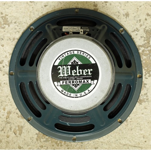 1103 - Weber Vintage Series 10F150 8 ohm guitar amplifier speaker, boxed*Please note: Gardiner Houlgate do ... 