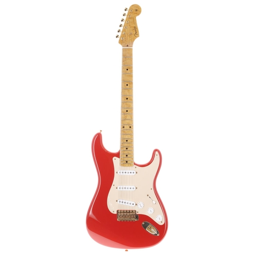 41 - 2011 Fender Custom Shop 1956 Stratocaster NOS electric guitar, made in USA; Body: Fiesta red finish,... 