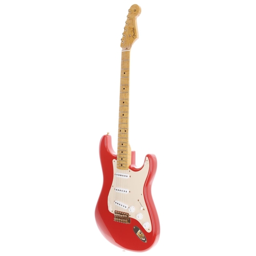 41 - 2011 Fender Custom Shop 1956 Stratocaster NOS electric guitar, made in USA; Body: Fiesta red finish,... 