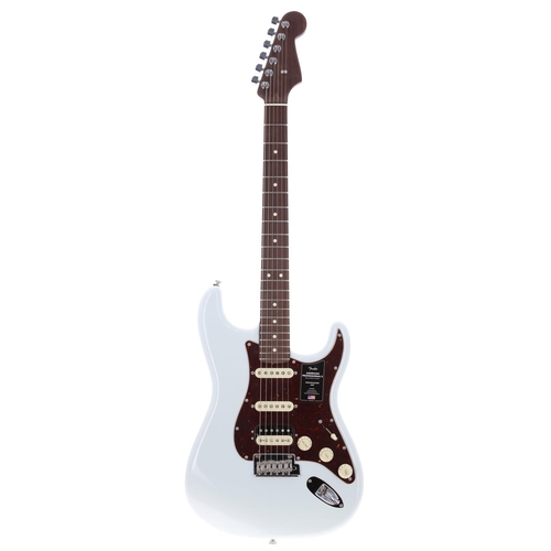 47 - 2021 Fender American Professional II Stratocaster HSS electric guitar, made in USA; Body: Sonic blue... 