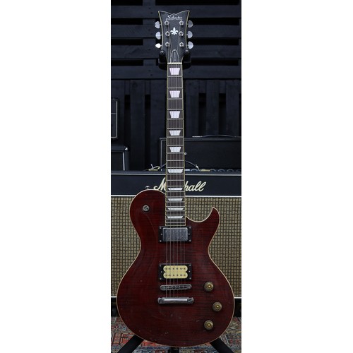 874 - 2010 Schecter Diamond Series Solo 6 Standard electric guitar, made in Indonesia; Body: wine red fini... 