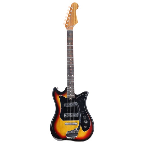 882 - 1970s Kay ET-200 electric guitar, sunburst finish (imperfections)