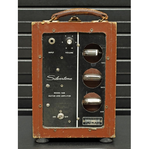 1070 - 1960s Silvertone Model 1448 guitar amplifier, made in USA, taken from an original guitar and amp set... 