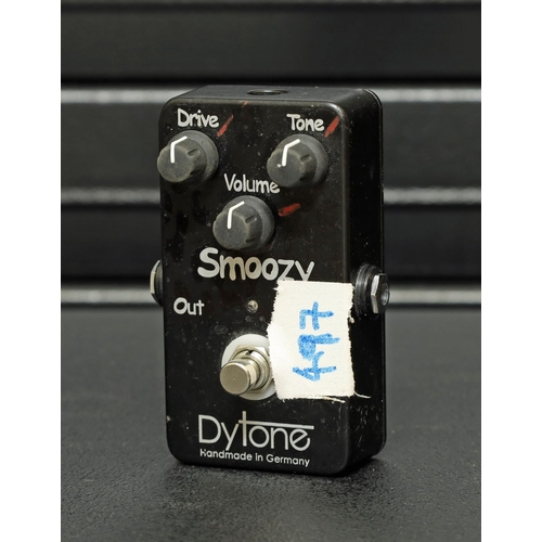 486 - Gary Moore - Dytone Smoozy guitar pedal, made in Germany, ser. no. 0021/004, bearing marker pen sett... 