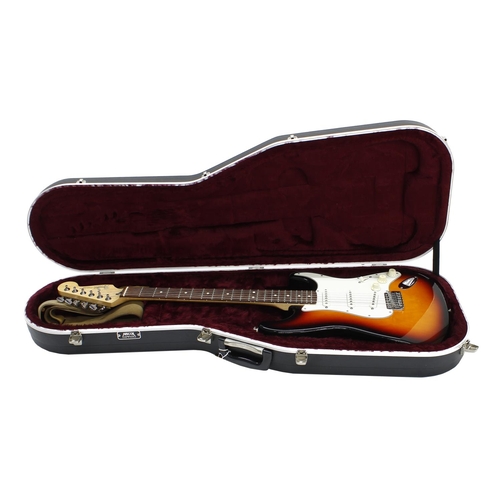 46 - 1996 Fender Standard Stratocaster electric guitar, made in Mexico; Body: three tone sunburst finish;... 