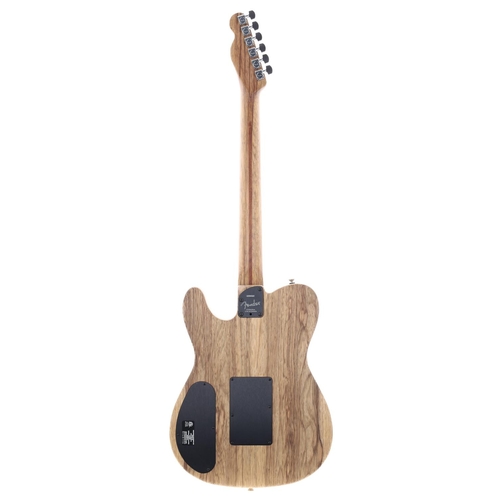 52 - 2019 Fender American Acoustasonic Telecaster Ziricote electric guitar, made in USA; Body: Ziricote t... 