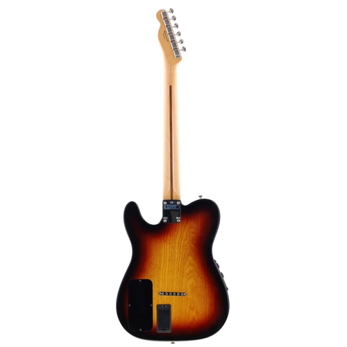 70 - 2012 Fender Acoustasonic Series Telecaster electric guitar, made in Mexico; Body: three-tone sunburs... 