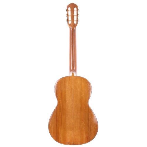 2213 - The Granary Collection - Manuel Ramirez short scale classical guitar, Madrid, Spain, c1908; Back and... 