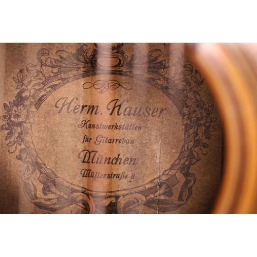 2218 - The Granary Collection - 1931 Herman Hauser I classical guitar, made in Germany; Back and sides: Bra... 