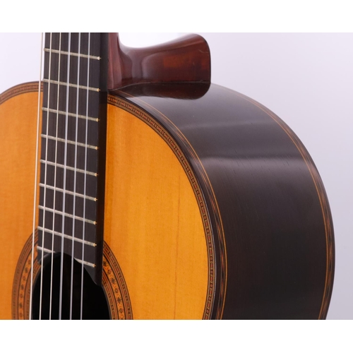 2217 - The Granary Collection - 1929 Francisco Simplicio classical guitar, made in Barcelona, Spain; Back a... 