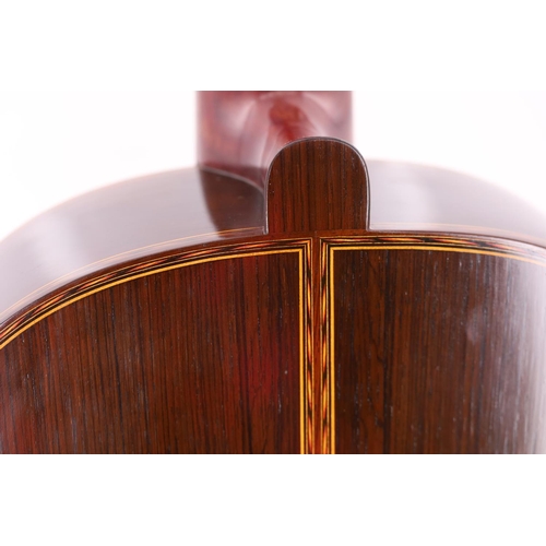 2217 - The Granary Collection - 1929 Francisco Simplicio classical guitar, made in Barcelona, Spain; Back a... 