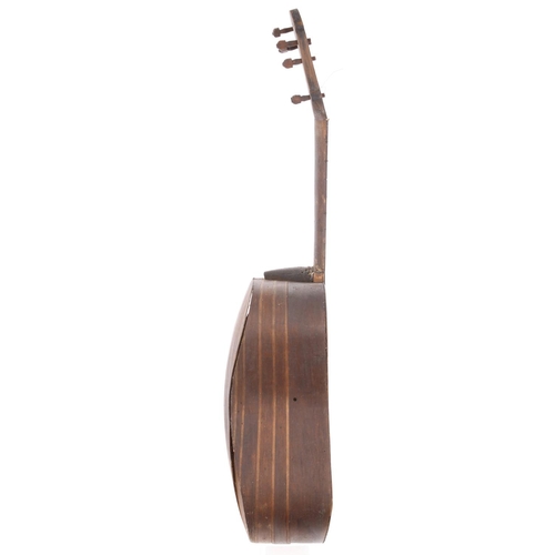 2208 - The Granary Collection - Antique Italian Chitarra Battente in need of extensive restoration*From the... 