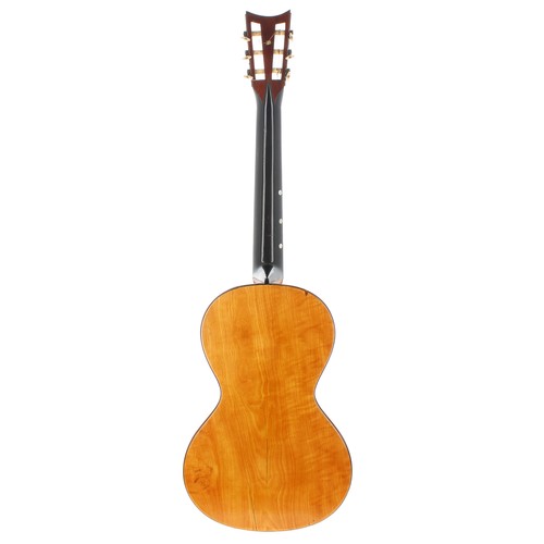 2201 - The Granary Collection - 19th century French small bodied guitar, labelled 'Fabrique De Derazey', Mi... 