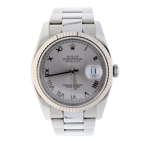 9 - Rolex Oyster Perpetual Datejust stainless steel gentleman's wristwatch, reference no. 116234, serial... 