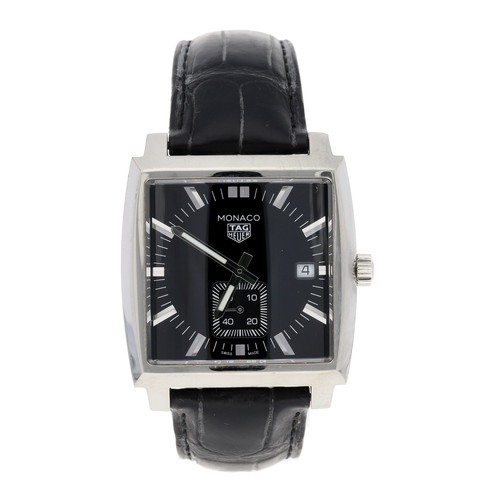 29 - Tag Heuer Monaco stainless steel gentleman's wristwatch, reference no. WAW131A, serial no. WZL2xxx, ... 