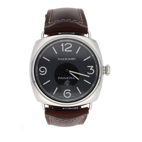 35 - Panerai Radiomir stainless steel gentleman's wristwatch, serial no. OP 7160 PL 0058xxx, edition no. ... 