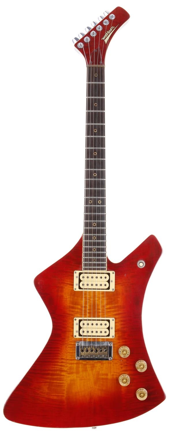 レア　不思議な日本製　８０年代　Terada　エレアコ　Washburn? 1980 Washburn A20 electric guitar, made in Japan; Body