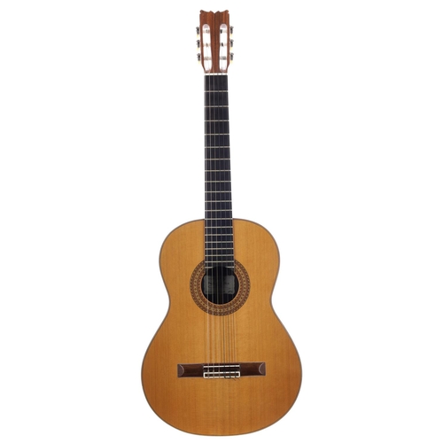 3227 - 1973 Malcolm A. Home classical guitar, made in Vancouver, Canada; Back and sides: Brazilian rosewood... 