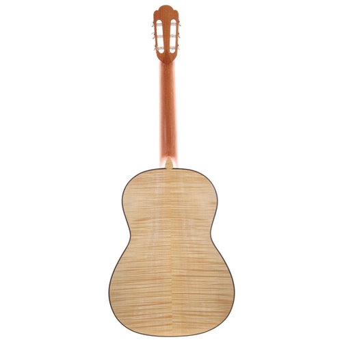 3229 - Stephen Frith classical guitar; Back and sides: natural figured maple; Top: natural spruce; Neck: ce... 