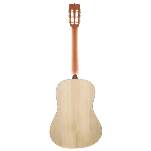 3231 - 2024 James Brabner nylon string guitar, made in England; Back and sides: Monmouthshire poplar with E... 