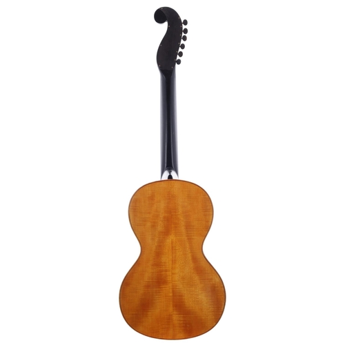 3232 - 2010 Nick Pyall Stauffer style small bodied acoustic guitar, made in England; Back and sides: natura... 