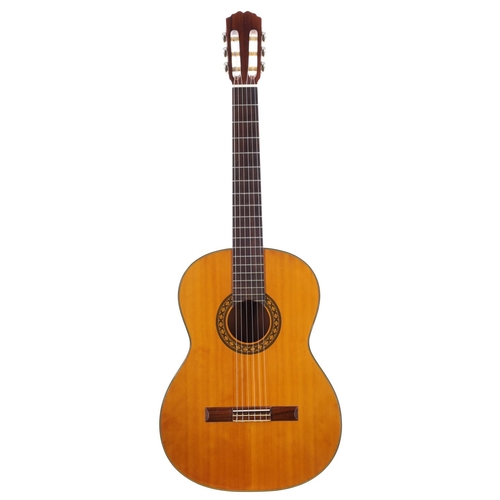 3250 - 1980s Goya for Martin G-130 nylon string guitar, made in Japan; Back and sides: laminated mahogany, ... 