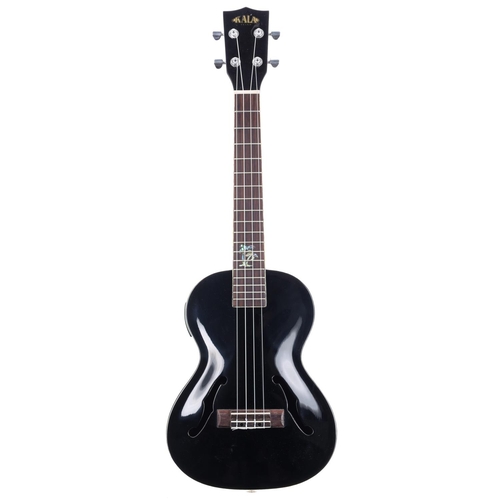 1511 - Kala electric ukulele, case; also a Caroler autoharp, three Percussion Plus graduated drums, tambour... 