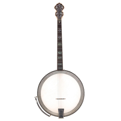 1582 - Good Orpheum no. 3 special open back tenor banjo, bearing the maker's nameplate screwed to the insid... 