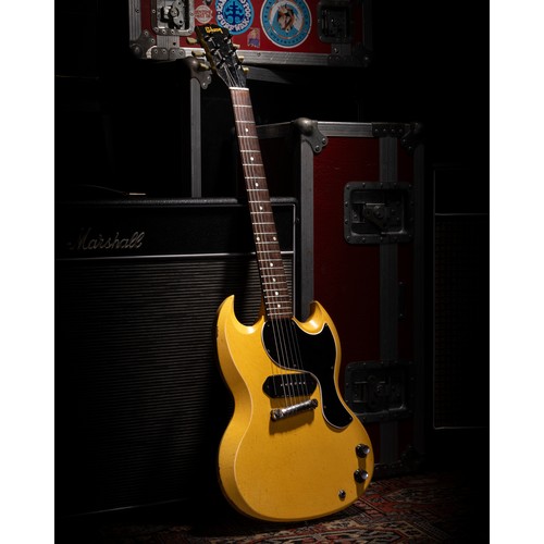SG Junior Worn Yellow Epiphone SG Junior Electric Guitar Worn TV