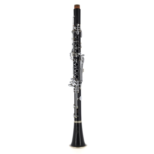 1854 - Good Selmer full Boehm system blackwood clarinet with Selmer Rangefinder glass barrel joint, ser. no... 