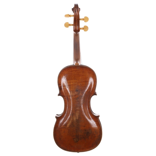 2025 - Interesting late 18th/early 19th century violin bearing an indecipherable label and in need of exten... 