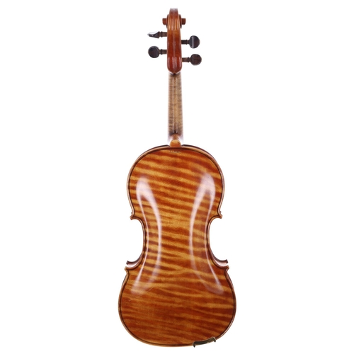 2417 - Good French violin by, stamped and inscribed Grand Prix.Paris, L.A. Ragot, 092 twice to the inner ba... 