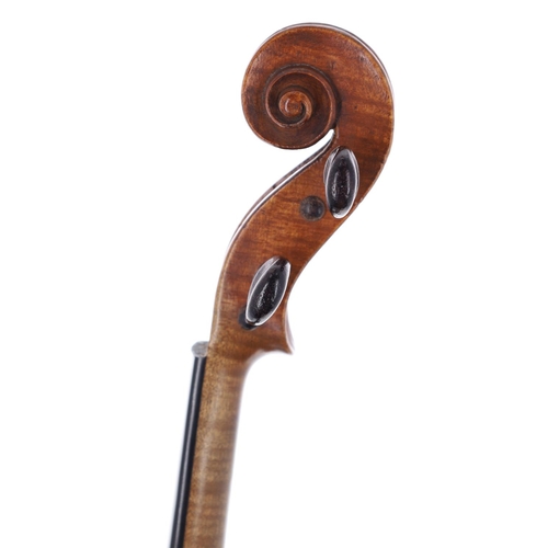 2447 - Interesting 18th century violin in need of restoration, 14 1/8