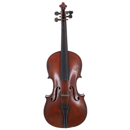 2454 - French violin circa 1900, 14 5/16