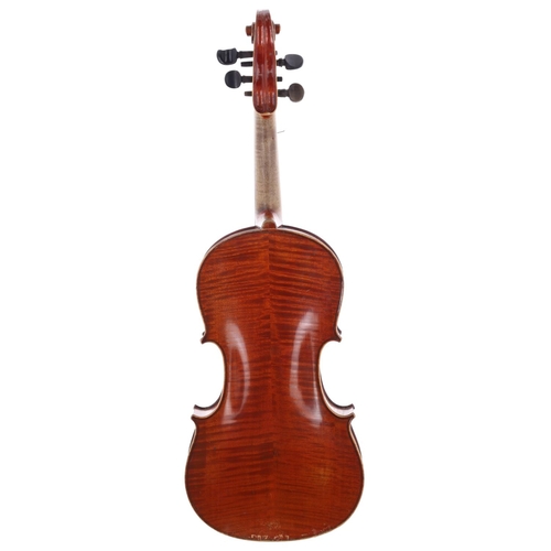 2454 - French violin circa 1900, 14 5/16