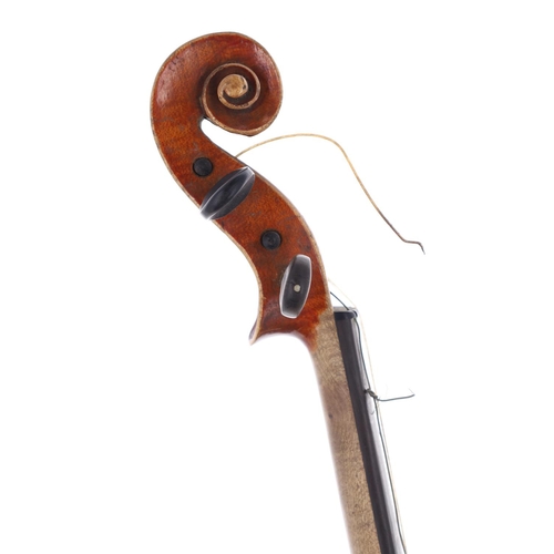 2454 - French violin circa 1900, 14 5/16