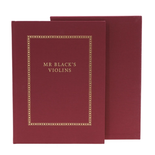 2462 - Andrew Hooker - Mr Black's Violins, The Extraordinary Obsession of Gerald Segleman, standard limited... 